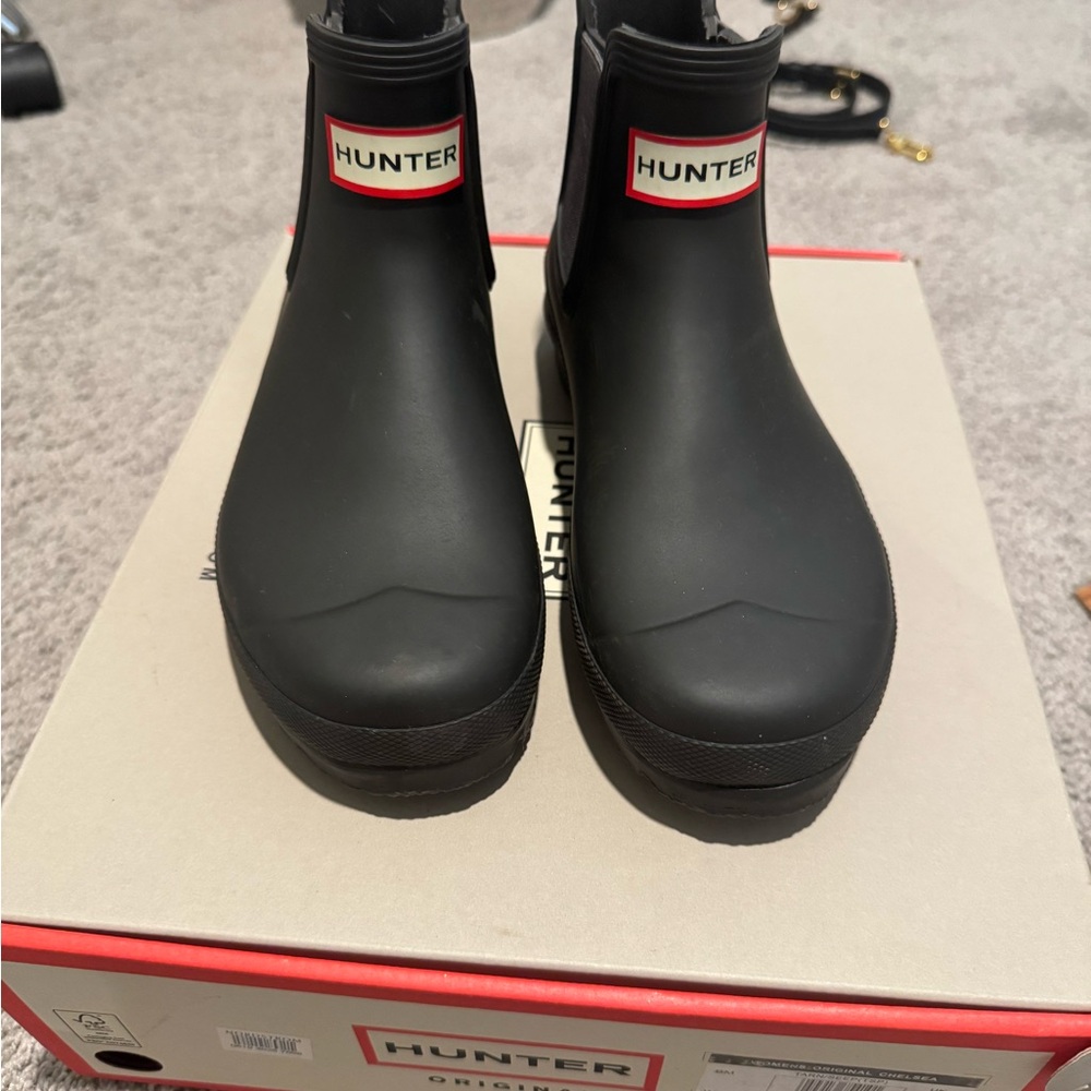 Hunter Original Chelsea Rain & Snow Boots with Elastic Panels